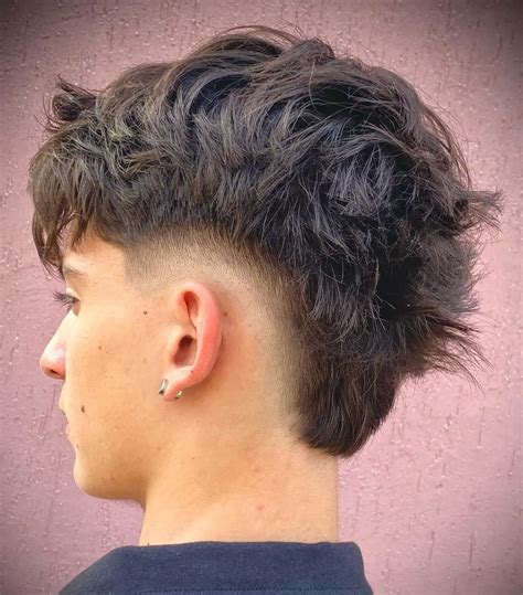 corte moicano estilo.